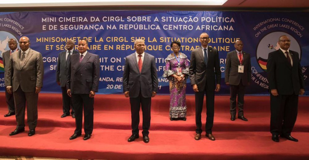 Participants of ICGLR Mini Summit in a group photo.