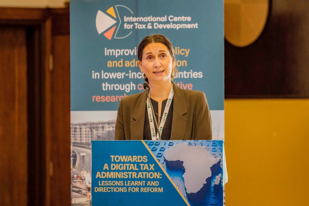 Giulia Mascagni, the Executive Director of the International Centre for Tax and Development (ICTD), commended Rwanda’s leadership in digital tax transformation.