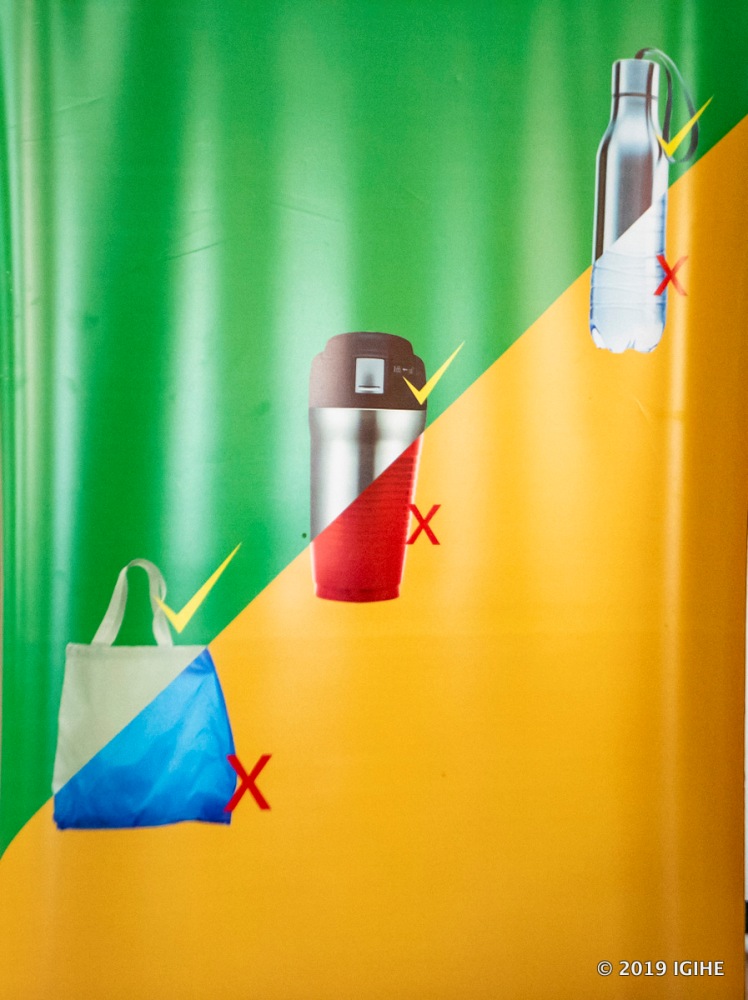 Plastic items prohibited under the law include all polyethylene bags, plastic straws, dishes, spoons, forks, and plastic paper carriages