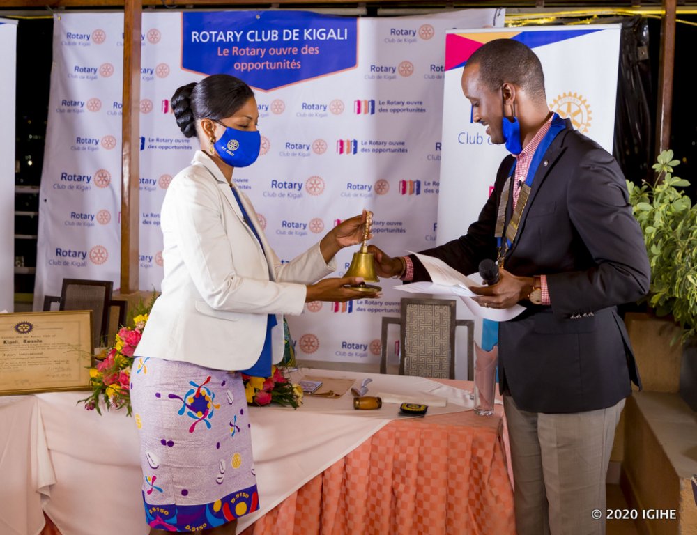 Sarah Doukouré is replacing Eddy Sebera who was President of the Club for the last 2 years.