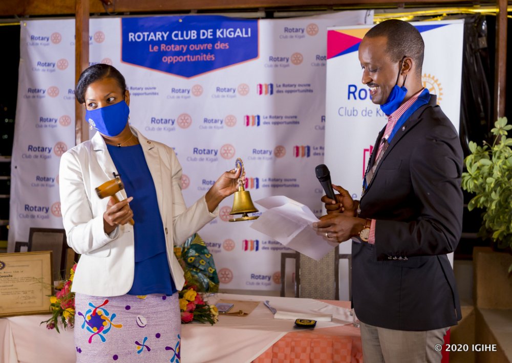 Sebera said that he has no doubt with his successor, Sarah Doukouré would continue to lead the Rotary family in a positive direction 