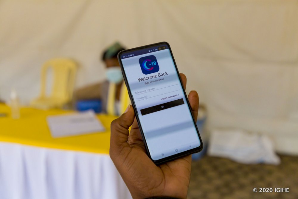 At the Cathedral of St Michel Parish, a digital system has been put in place to help members register