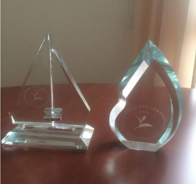 Prizes won by Rwanda Mountain Ltd at the Gold Medal Tea Competition 2015 in San Antonio