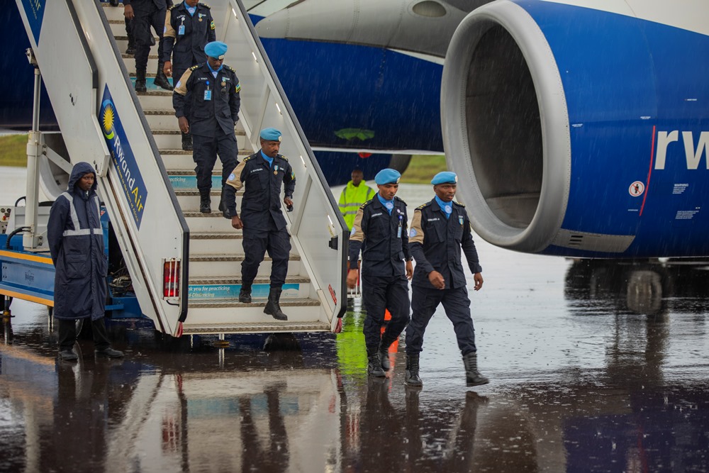 Rwanda has rotated the Formed Police Unit One in Central African Republic. 