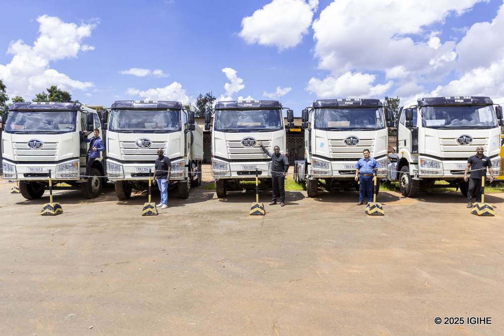 Tractafric has trucks used for transborder transportation