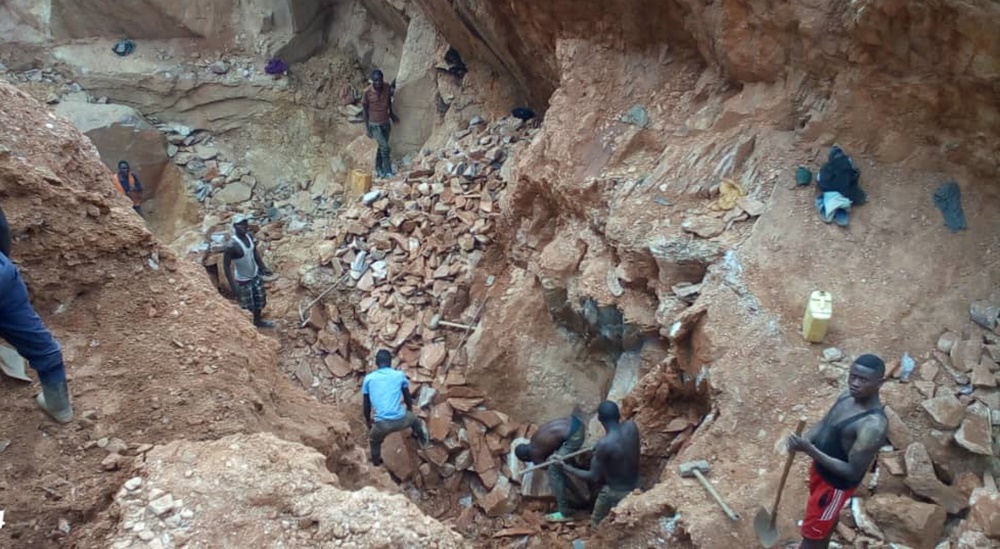 The mining site is located in Runda sector of Kamonyi district.  