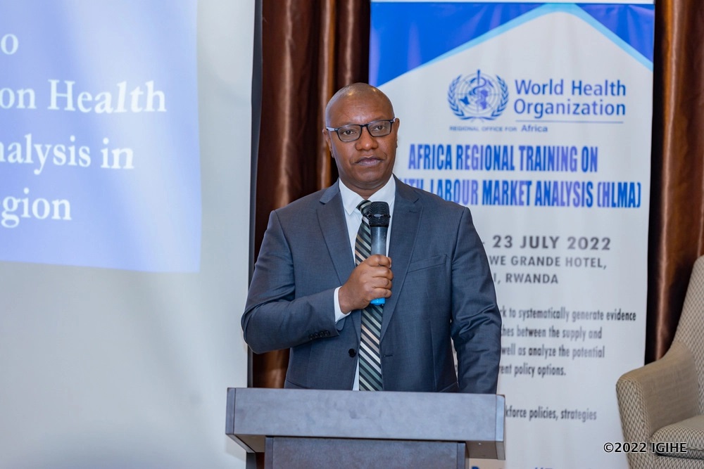 Dr. Patrick Ndimubanzi, the Executive Secretary of Rwanda Human Resources for Health observed that the meeting serves as a platform for countries to exchange ideas on how pointed out issues affecting the health sector can be addressed.  