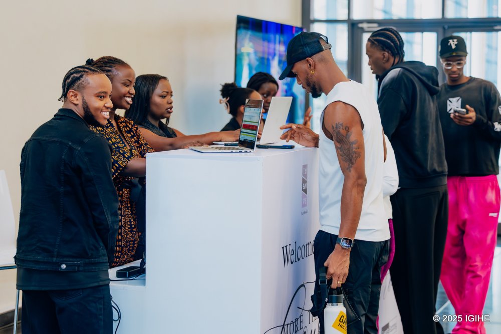 Guests received at the registration desk upon arrival.