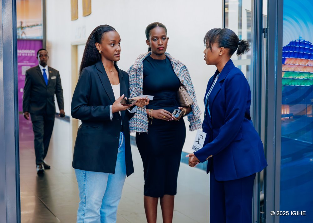 Former Miss Rwanda winners Meghan Nimwiza and Liliane Iradukunda were among the attendees at the event.