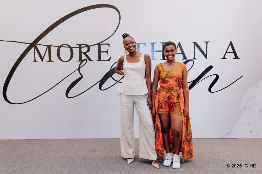 Sherrie Silver arrived at the Kigali Convention Centre accompanied by Star Girl Naomie.