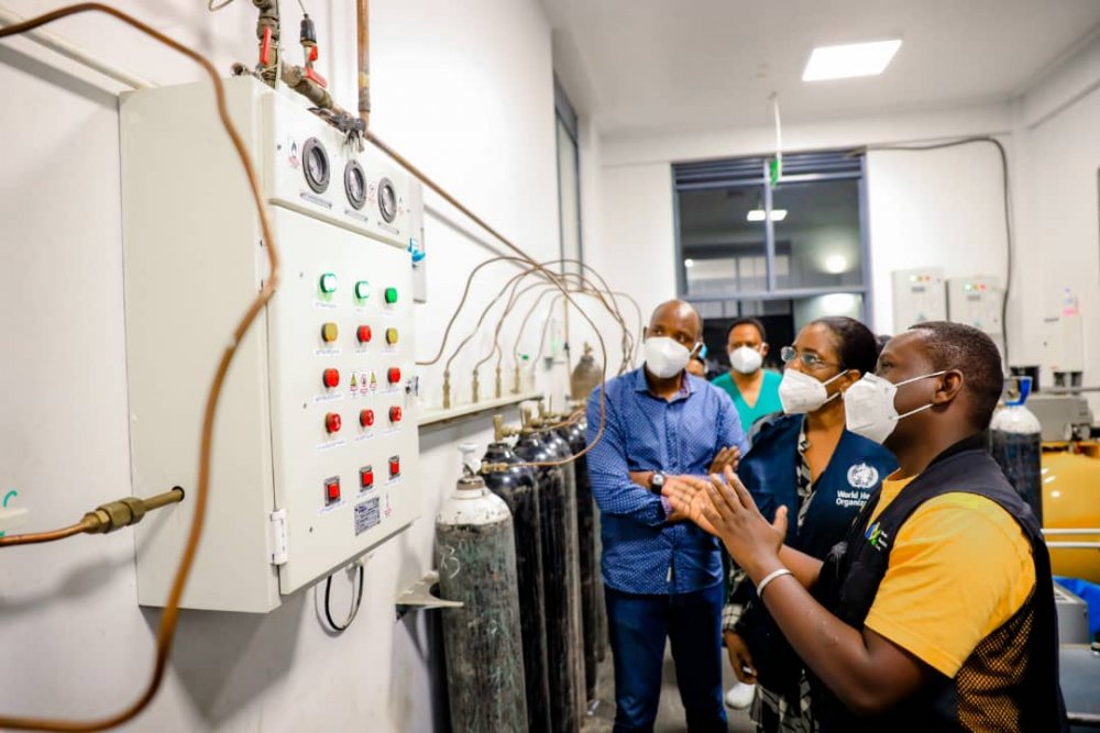 Nyarugenge is among hospitals where the first batch of oxygen plants have been installed.