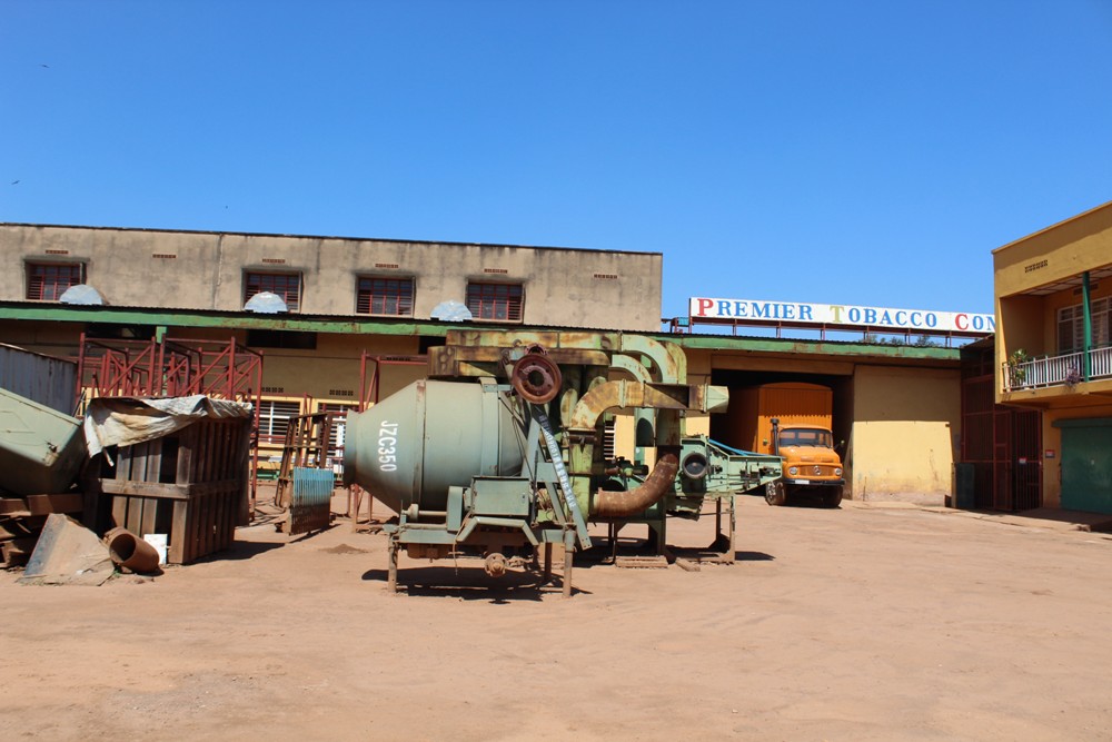 Premier Tobacco Company's machinery will be auctioned next Monday