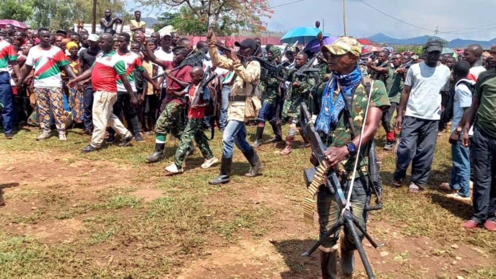 The Imbonerakure, the youth wing of Burundi’s ruling CNDD-FDD party, were trained at the Makamba military camp.