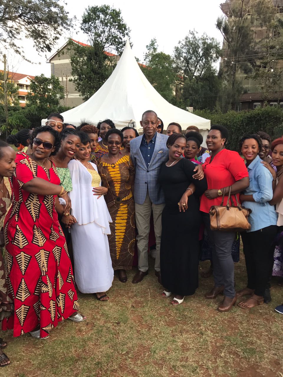 Members of Rwandan Community in Kenya pose for a group photo during the celebration of International Women's Day last week.