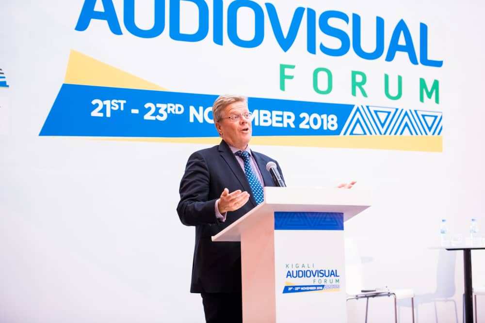 German Ambassador to Rwanda, Dr. Peter Woeste said Rwanda's beauty is an opportunity for its audiovisual industry growth and for national development