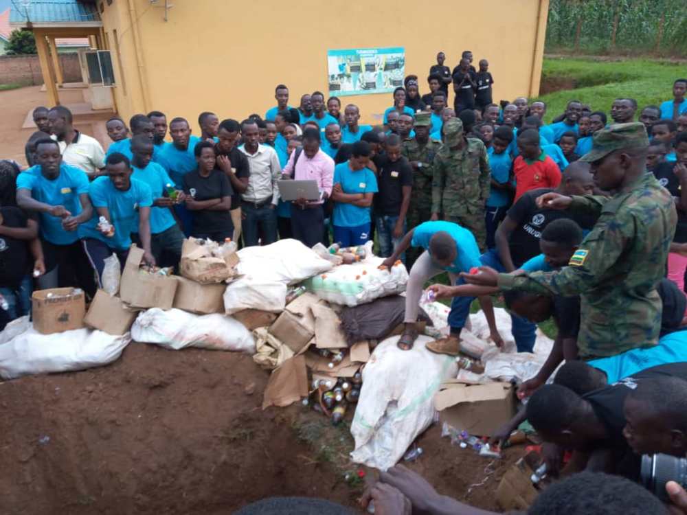 The youth of Gatsibo was present in the disposal of those illicit together with the army