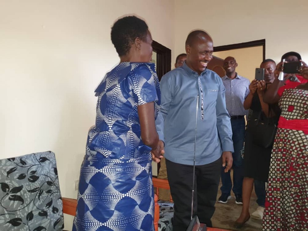 Angelique Mukashyaka appreciated the donation which came in handy putting her out of previous distress