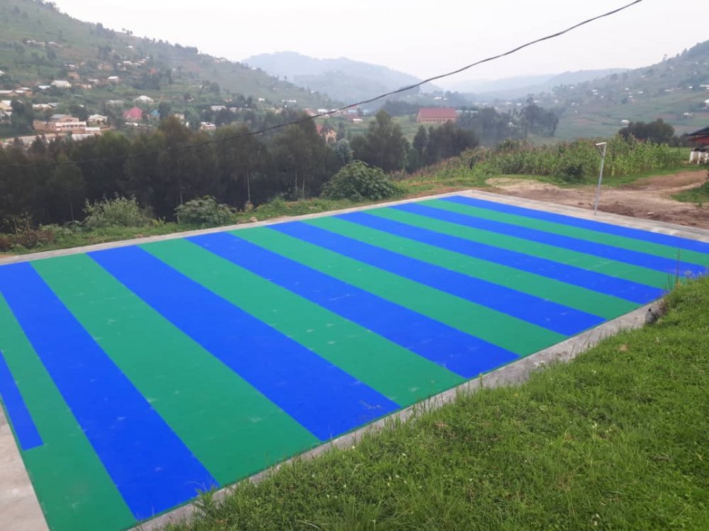The Sitball pitch is built in Kirambo center of Rusarabuye sector in Burera district.