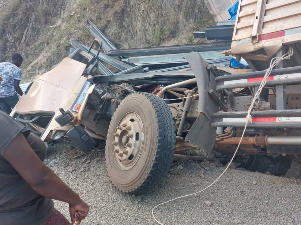 The truck accident claimed two people's lives.