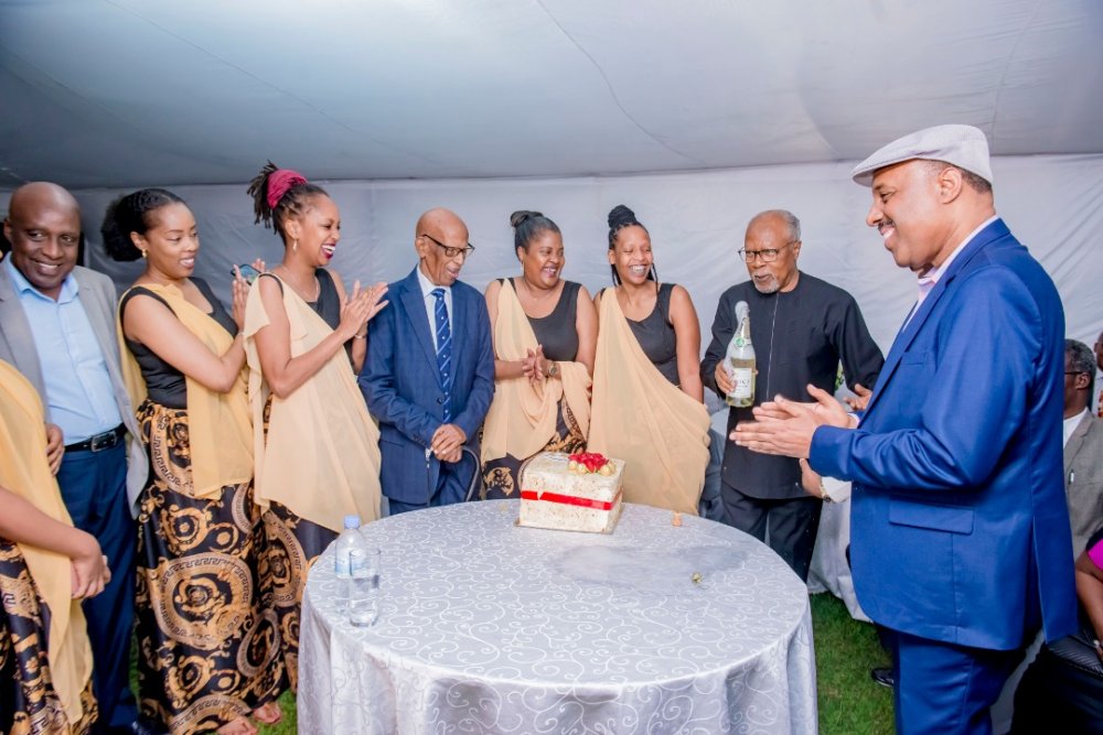 Pastor Mpyisi's family made his  100th anniversary more colourful.