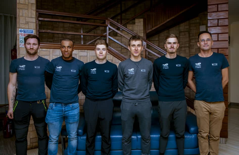 Team TotalEnergies of France on February 20, 2025, arrived in the country.
