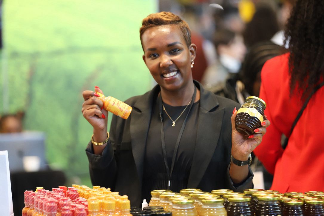Niwemugore Djamilla from 3N Farms Ltd expressed excitement about showcasing Nikezz, a pure honey brand sourced from Rwanda’s natural forests.