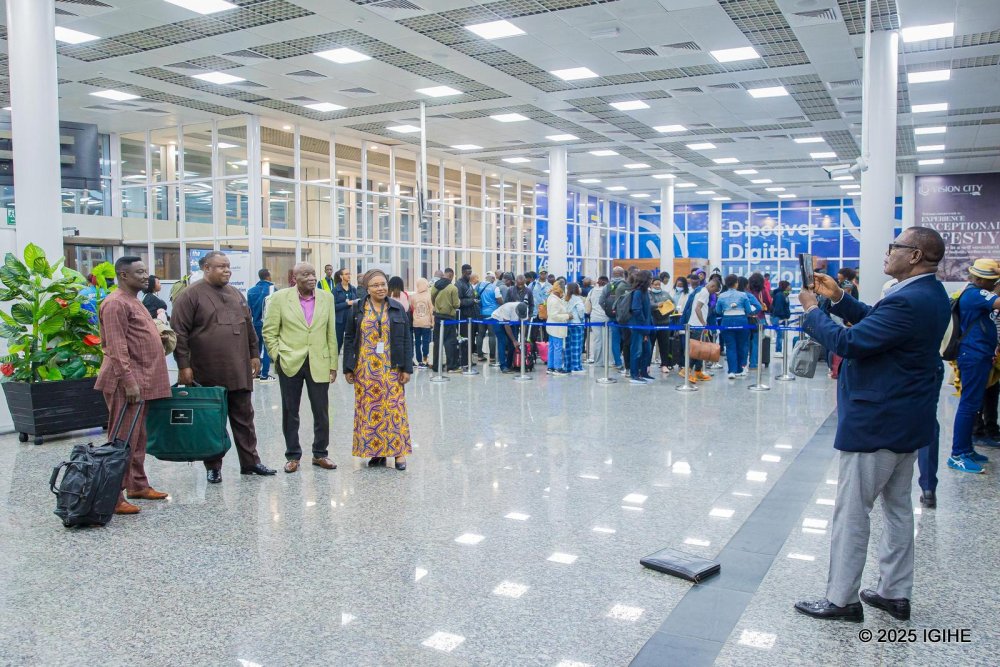 The veterans landed in Rwanda on Thursday morning
