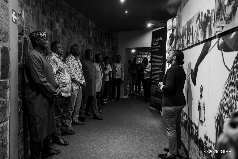 The former MINUAR peacekeepers were also taken through history of the 1994 Genocide against the Tutsi