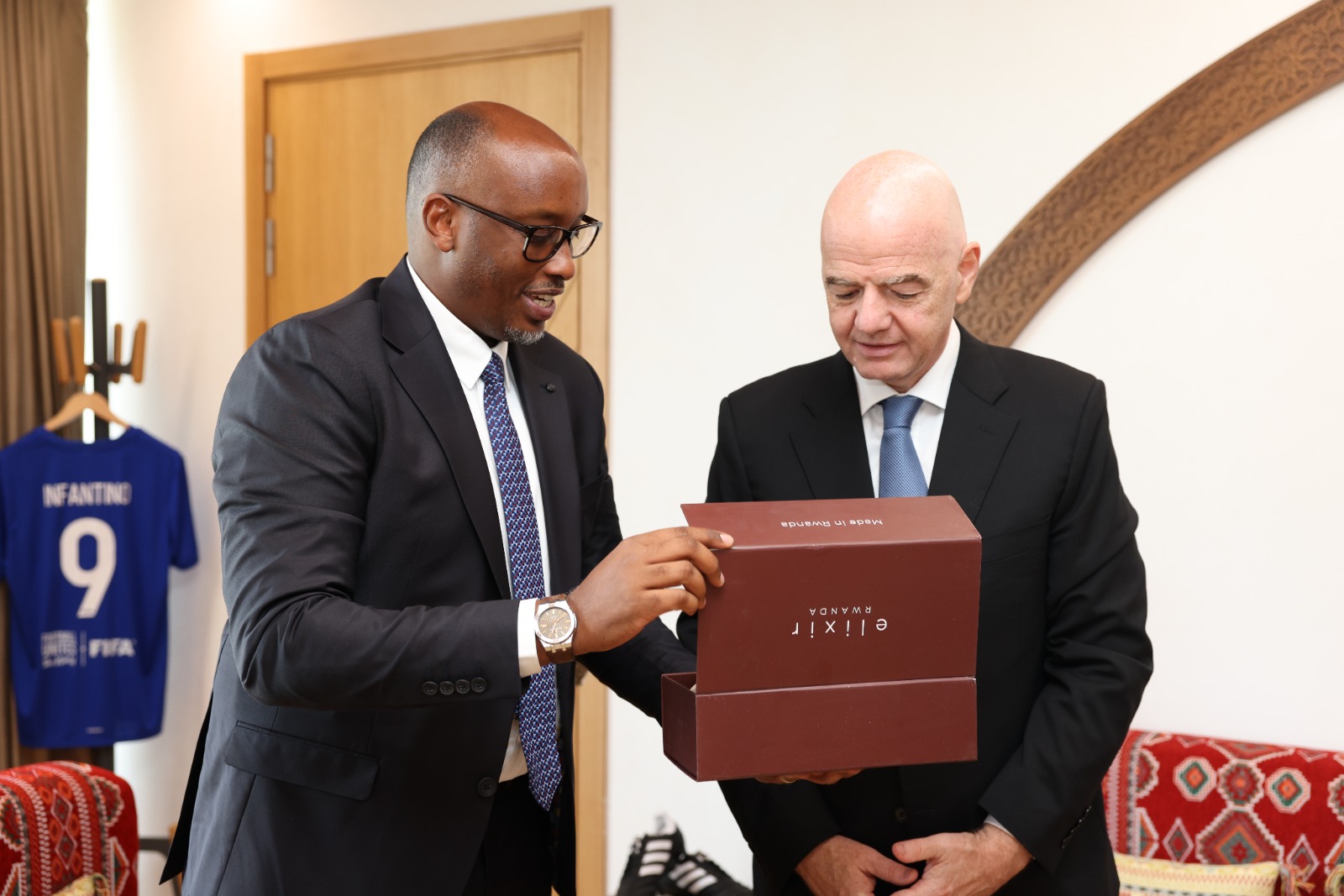 Shema’s discussions with FIFA President Gianni Infantino highlighted key projects set to reshape the football landscape.
