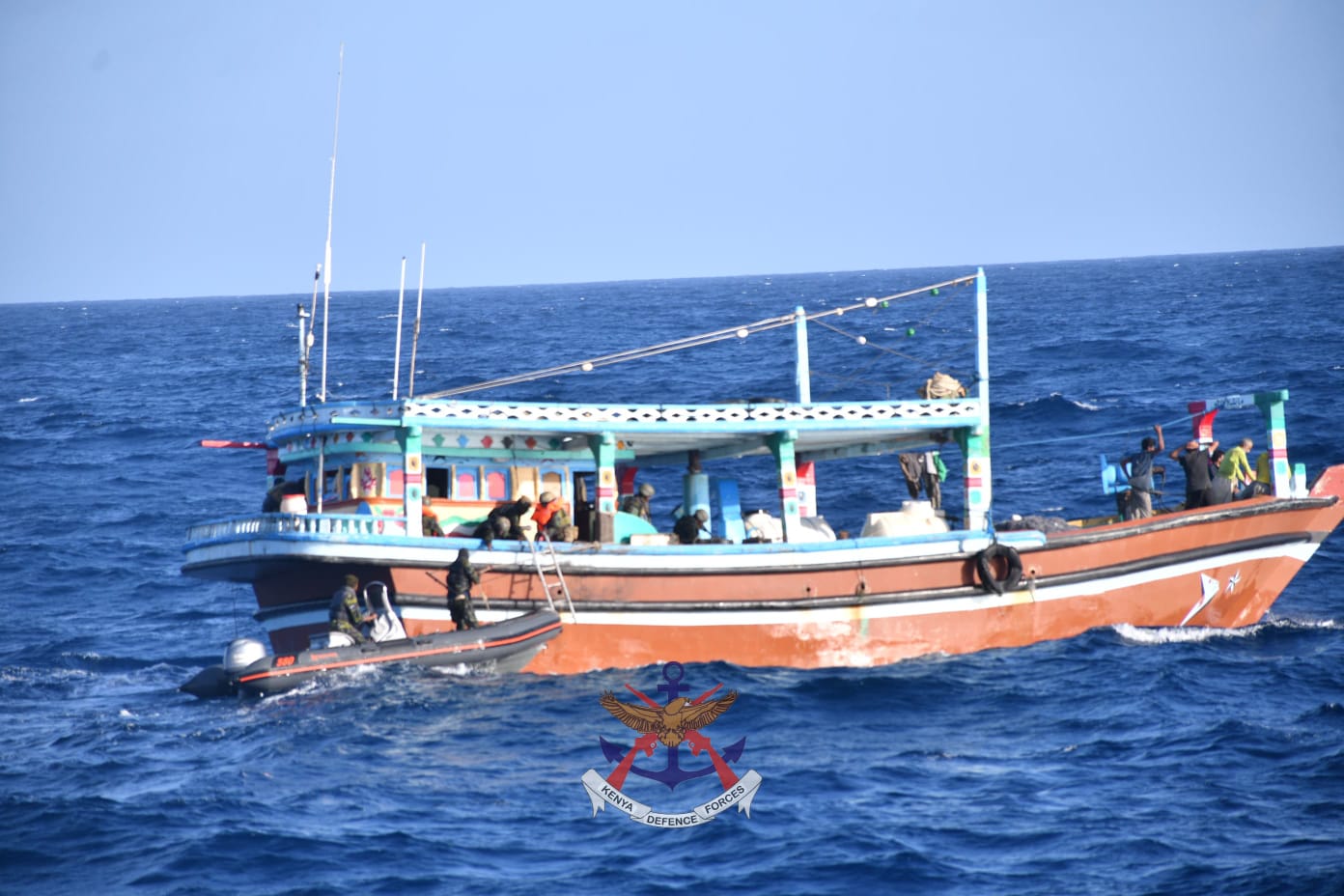 A multi-agency team led by the Kenya Navy on Saturday intercepted a stateless vessel transporting narcotics worth an estimated $63 million (Frw 92 billion).