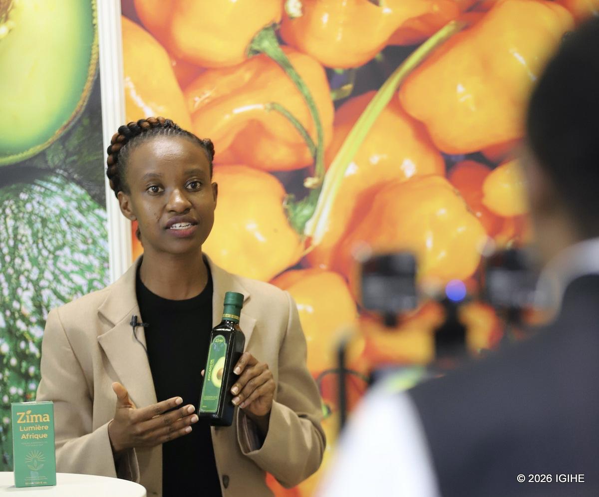 Marie Ange Mukagahima told IGIHE that Fruit Logistica offered a rare opportunity to test new products directly with international buyers.