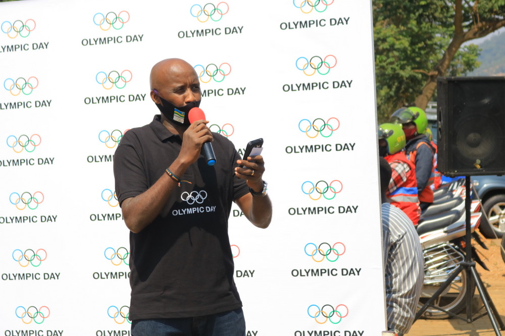 Alexis Sharangabo, the President of the Rwanda Olympians Association said that in these days of the pandemic people need to care about each other’s health.