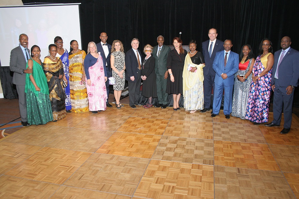 The minister was addressing Rwandans and friends of Rwanda that attended the Annual Rwanda Prayer Banquet in Sheraton Hotel, Maryland, USA. 