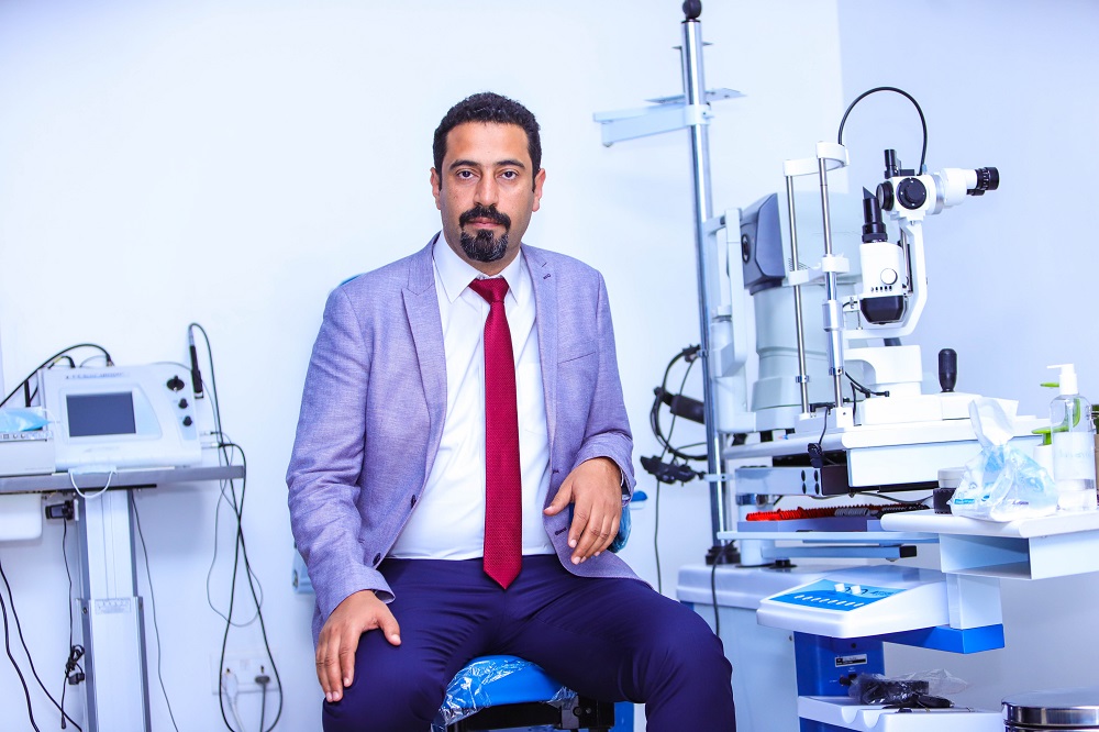 Dr. Mohamed Nasif, an ophthalmologist with specialty in eye surgery at Pyramids Eye Center.