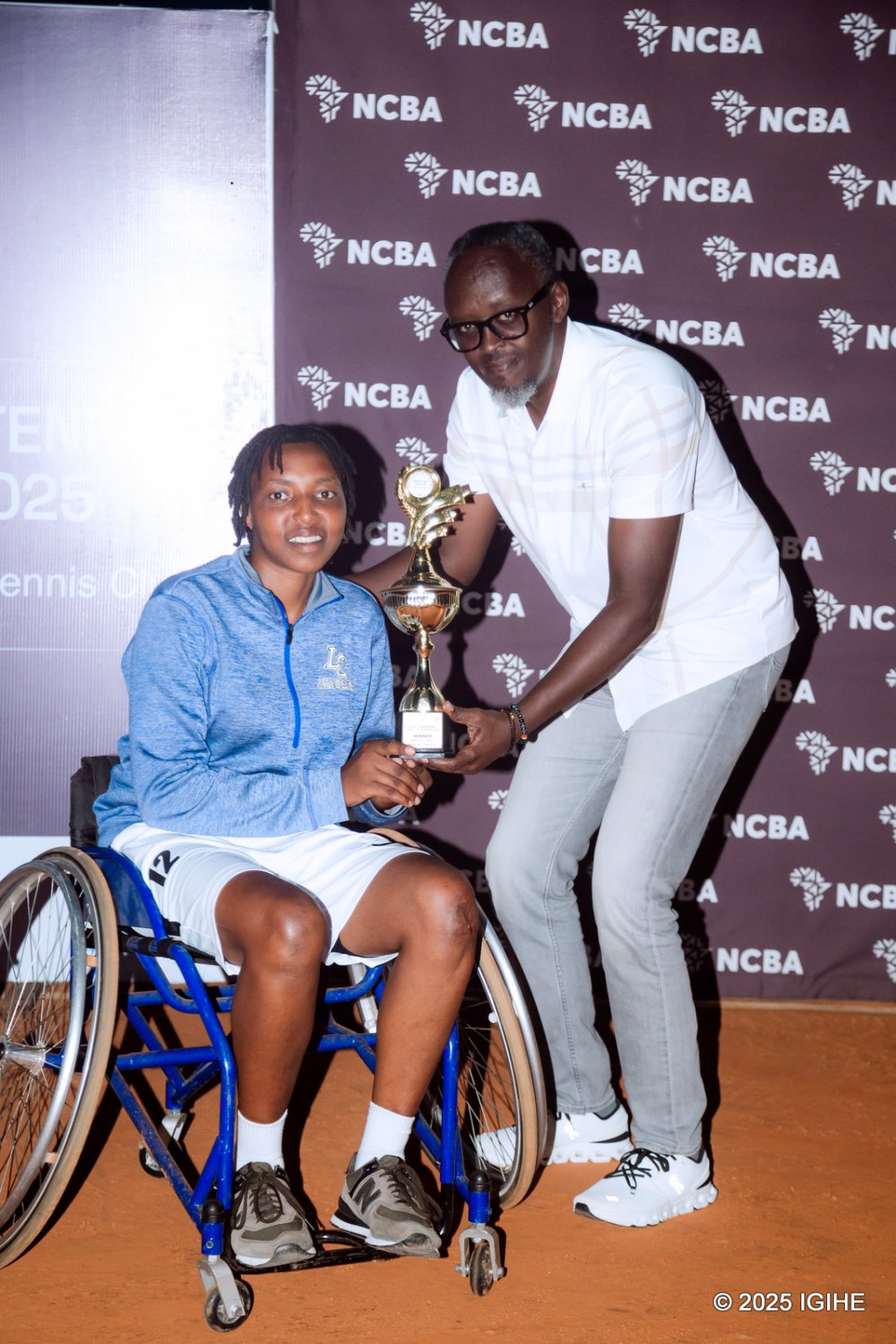 Yvonne Maniragena stood out in the category of women with disabilities.