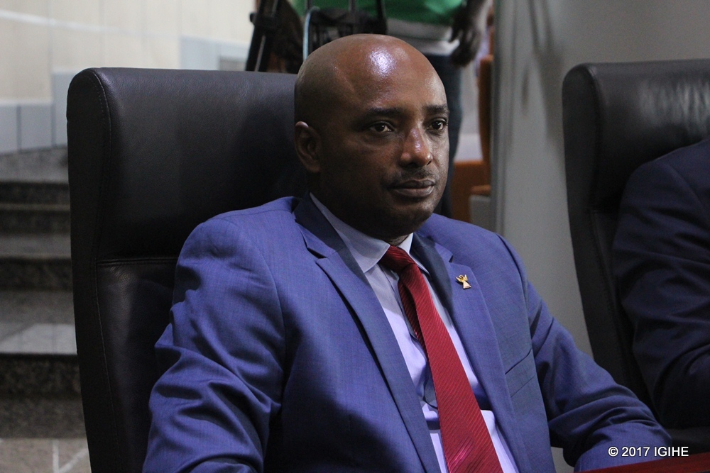 The newly elected Kigali city mayor, Nyamurinda Pascal.