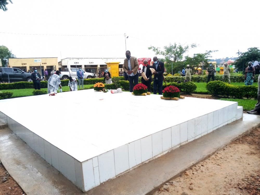 One of genocide memorials in Gicumbi.