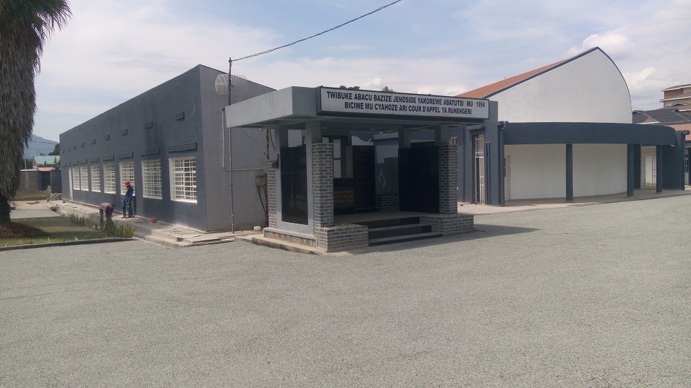 The new memorial in Musanze district nears completion.  