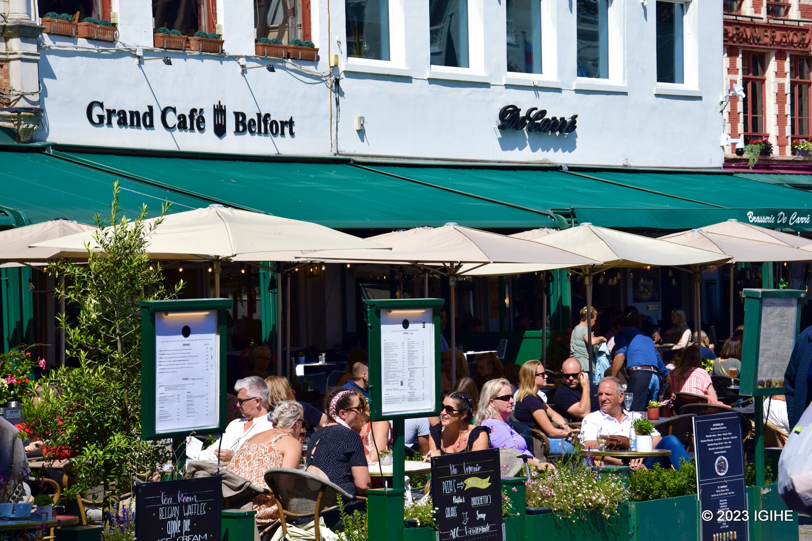 Bruges is a leisurely city best explored on foot or by bike. Its colorful houses and serene waterways create a tranquil atmosphere that invites relaxation.