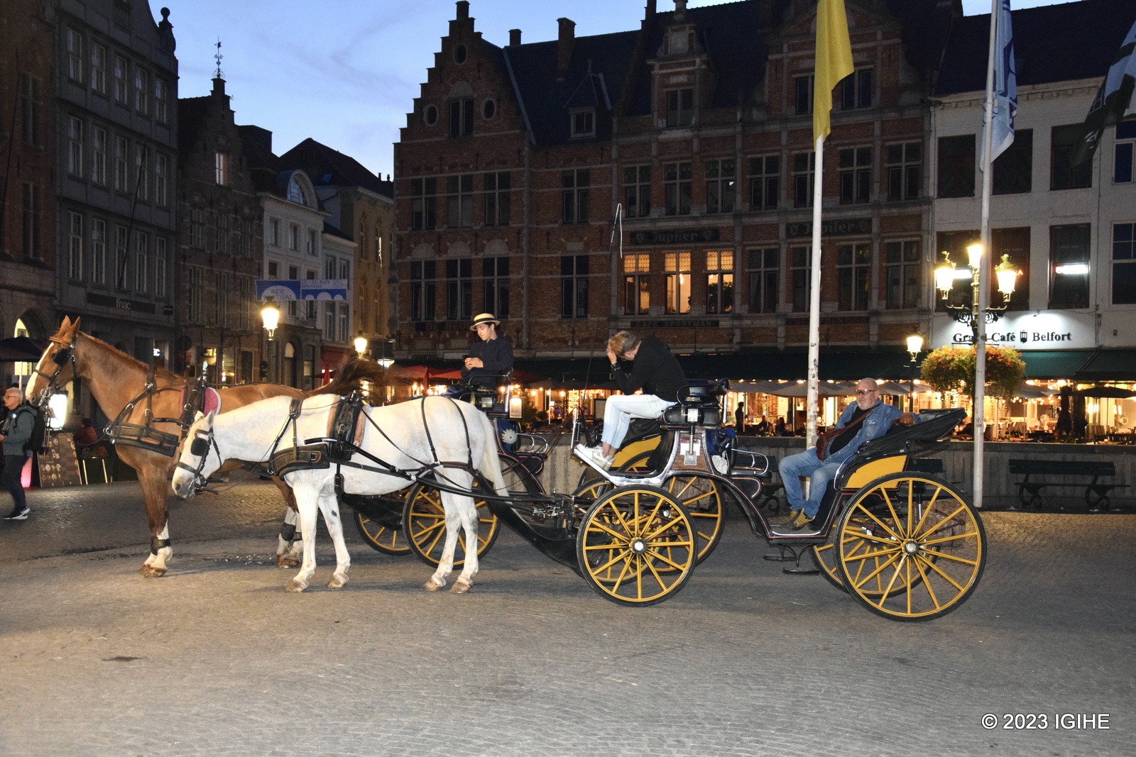 Horse riding is among other means of transportation in the city.