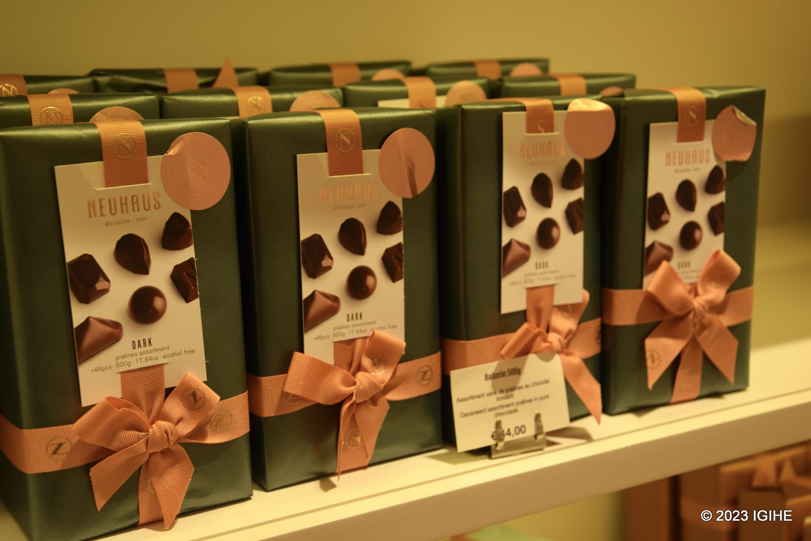 Some of chocolates found in the city.