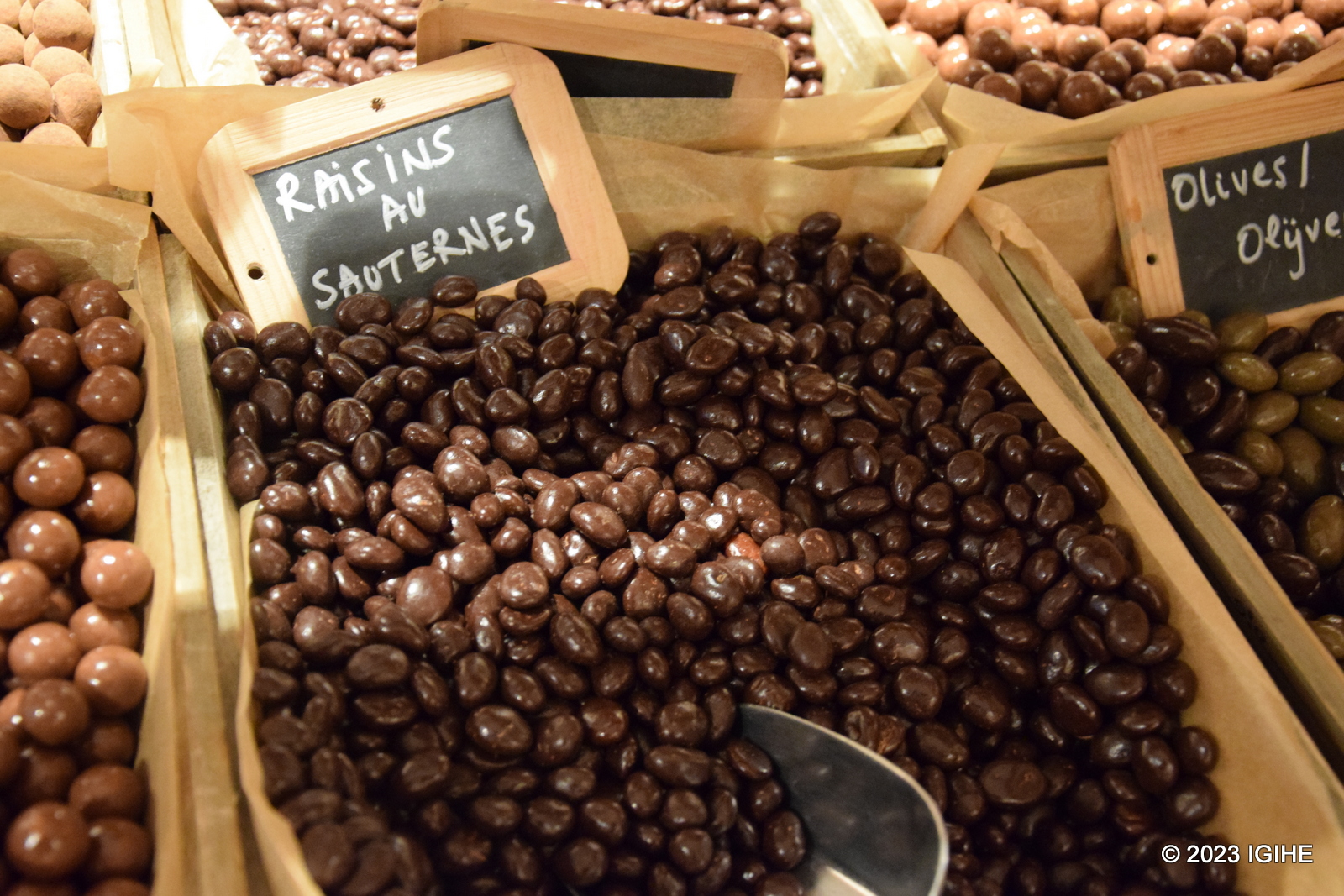 The area is renowned for delicious chocolates.