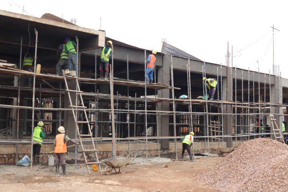 Current progress shows the construction in full swing, with the initial phase, featuring a single-floor structure, slated for completion in May. 