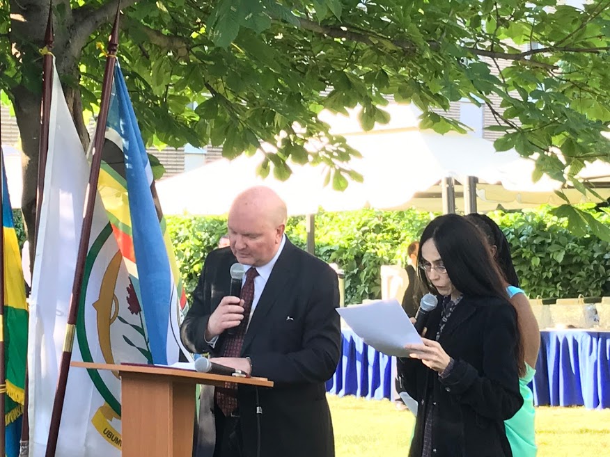 Director of Department of Africa relations at Russia Foreign Ministry Kemarsky Andrey Vadimovich wished all Rwandans and their friends a happy Liberation Day.