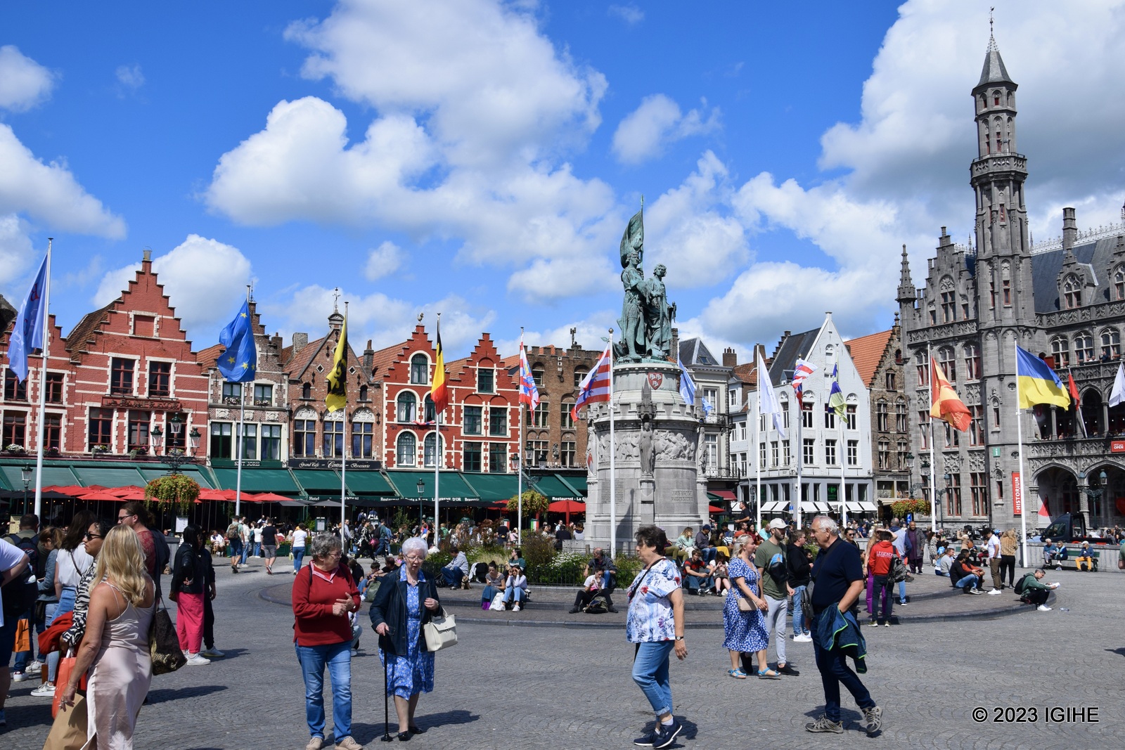 Bruges is among cities with eye-catching attractions in Europe.