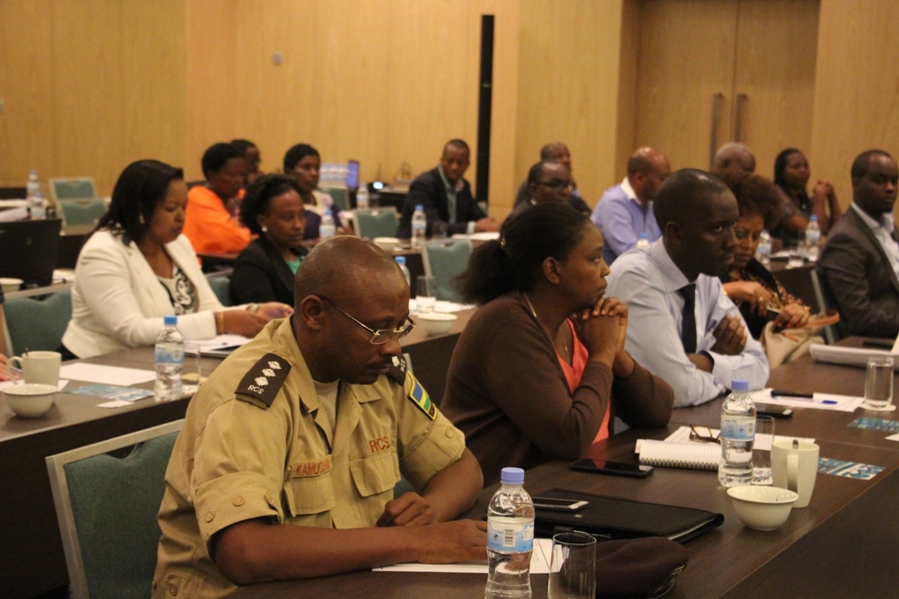 Participants during the presentation of Research carried out by Legal Aid Forum yesterday.