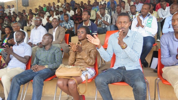University students during the early meet with parliamentarians in December