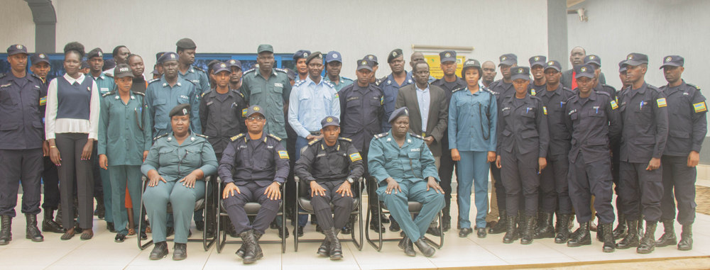Forty Police officers from Rwanda National Police (RNP) and South Sudan National Police Service (SSNPS) started a basic Airport Security course 