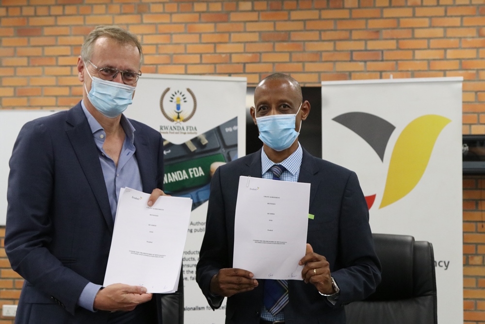 Enabel has partnered with Quamed to support Rwanda Food and Drug Authority. 