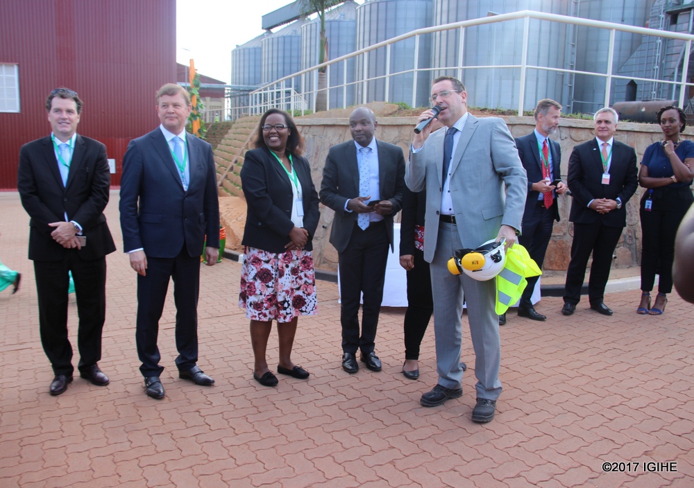Officials attending the inauguration of AIF Rwanda
